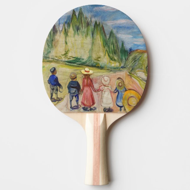 Edvard Munch - The Fairytale Forest Ping Pong Paddle (Front)