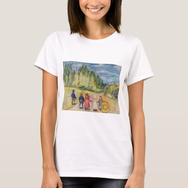 Edvard Munch - The Fairytale Forest T-Shirt (Front)