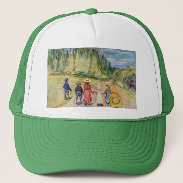 Edvard Munch - The Fairytale Forest Trucker Hat (Front)