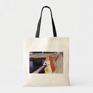 Edvard Munch - The Girls on the Bridge 1901 Tote Bag