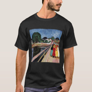 Edvard Munch - The Girls on the Bridge 1902 T-Shirt