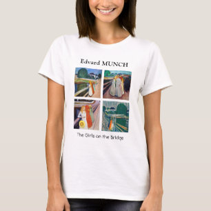 Edvard Munch - The Girls on the Bridge Selection T-Shirt
