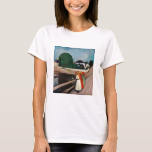 Edvard Munch - The Girls on the Bridge T-Shirt