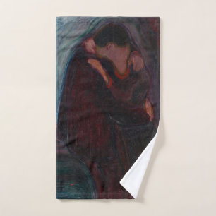 Edvard Munch - The Kiss Bath Towel Set