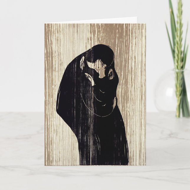 Edvard Munch - The Kiss IV Card (Front)