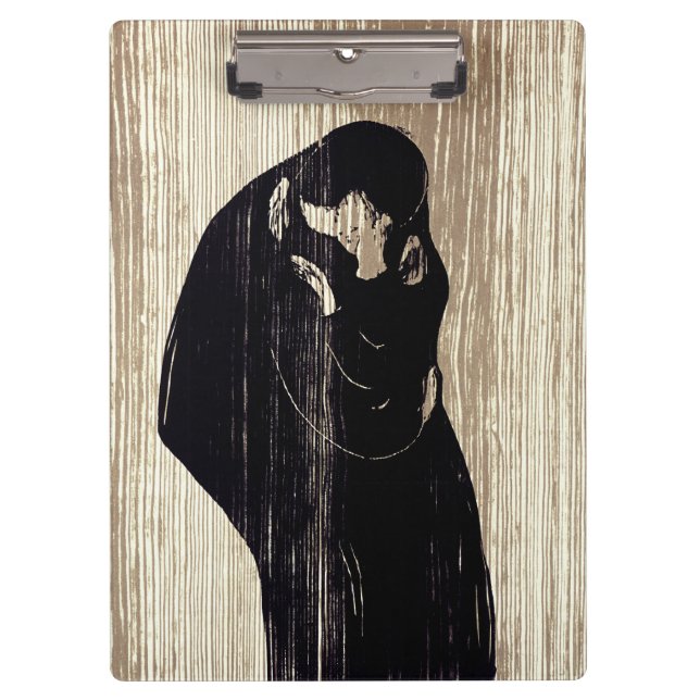 Edvard Munch - The Kiss IV Clipboard (Front)