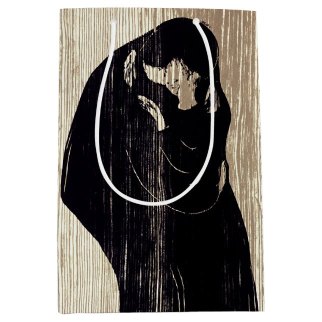 Edvard Munch - The Kiss IV Medium Gift Bag (Front)