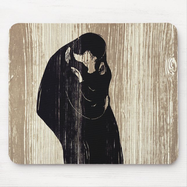 Edvard Munch - The Kiss IV Mouse Pad (Front)
