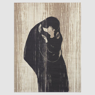 Edvard Munch - The Kiss IV Tissue Paper