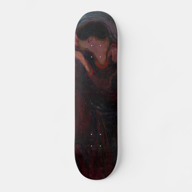 Edvard Munch - The Kiss Skateboard (Front)