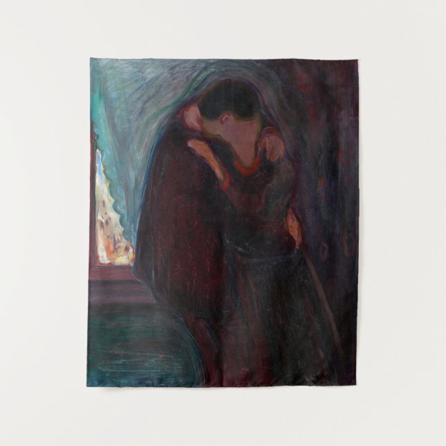 Edvard Munch - The Kiss Tapestry (Front)