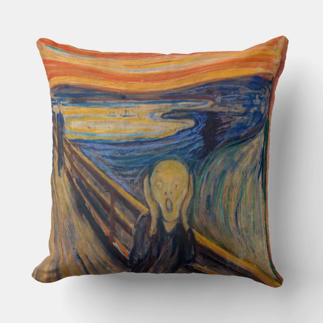 Edvard Munch - The Scream 1893 Cushion (Front)