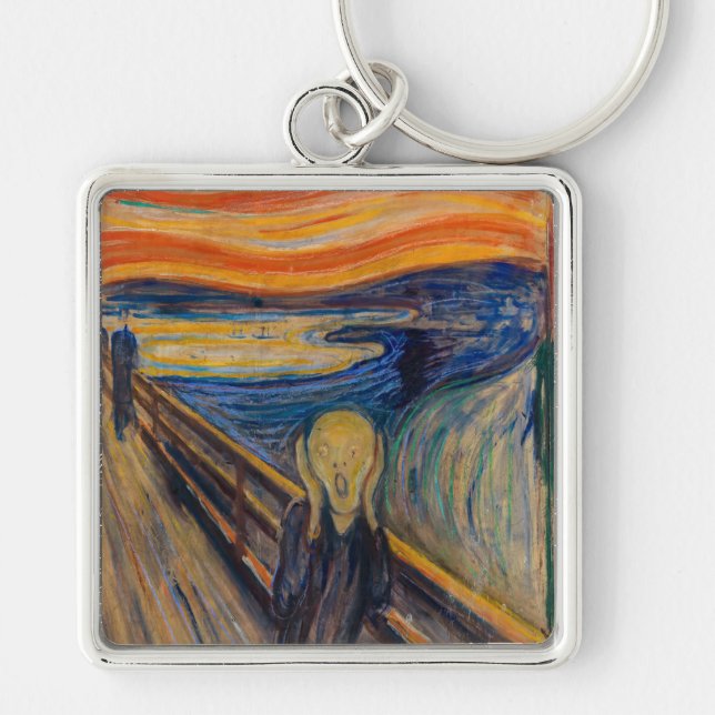 Edvard Munch - The Scream 1893 Key Ring (Front)