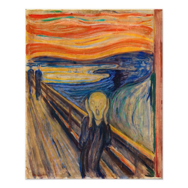 Edvard Munch - The Scream 1893 Photo Print (Front)