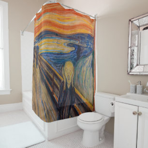 Edvard Munch - The Scream 1893 Shower Curtain