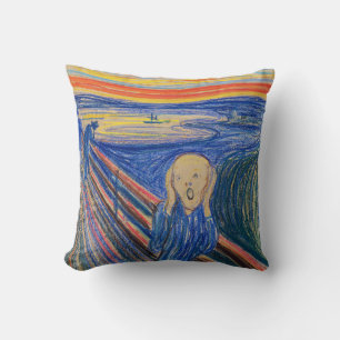 Edvard Munch - The Scream 1895 Cushion