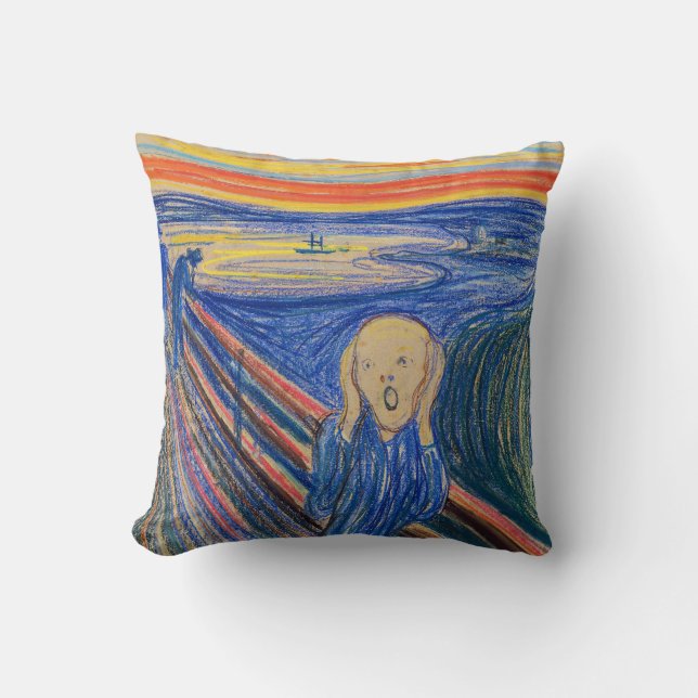 Edvard Munch - The Scream 1895 Cushion (Front)