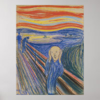 Edvard Munch The Scream 1895 Pastel Art Print
