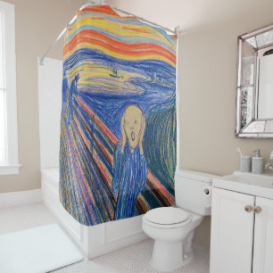 Edvard Munch - The Scream 1895 Shower Curtain
