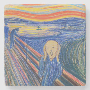 Edvard Munch - The Scream 1895 Stone Coaster