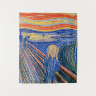 Edvard Munch - The Scream 1895 Tapestry