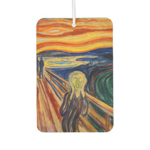 Edvard Munch - The Scream 1910 Car Air Freshener