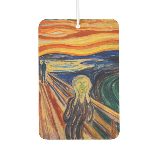 Edvard Munch - The Scream 1910 Car Air Freshener (Front)