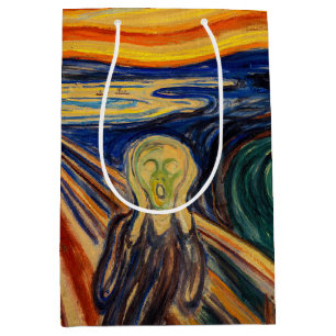 Edvard Munch - The Scream 1910 Medium Gift Bag