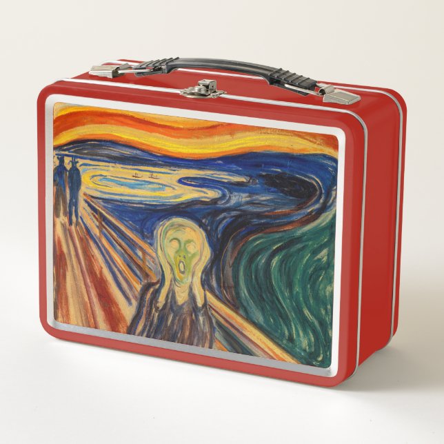 Edvard Munch - The Scream 1910 Metal Lunch Box (Front)