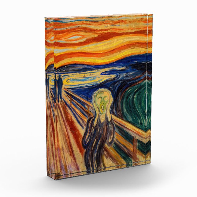 Edvard Munch - The Scream 1910 Photo Block (Left)