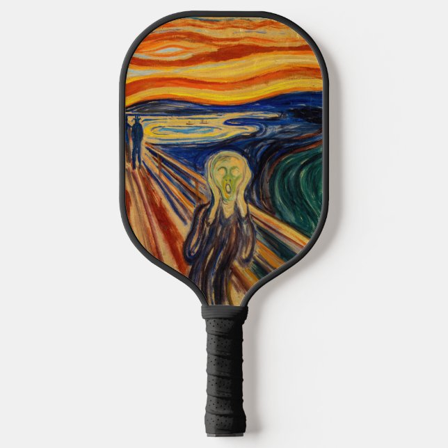Edvard Munch - The Scream 1910 Pickleball Paddle (Front)