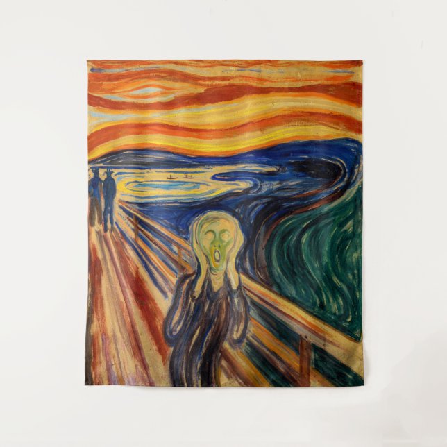 Edvard Munch - The Scream 1910 Tapestry (Front)