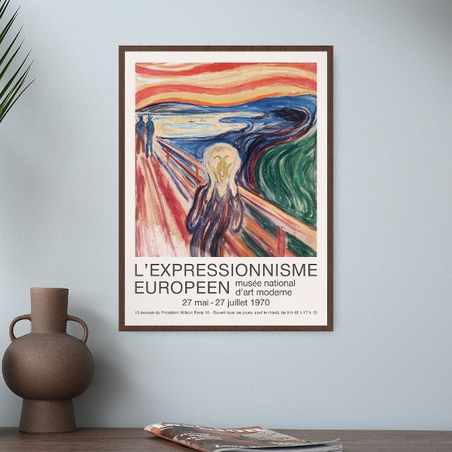 Edvard Munch The Scream Art Exhibition Rare Print (Creator Uploaded)