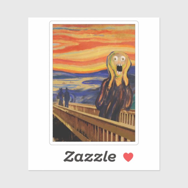 Edvard Munch The Scream Freaked Out (Sheet)