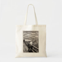 Edvard Munch The Scream Lithograph Print Famous