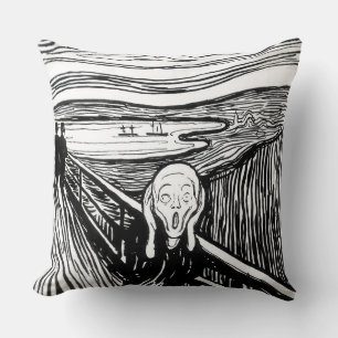 Edvard Munch - The Scream Lithography Cushion