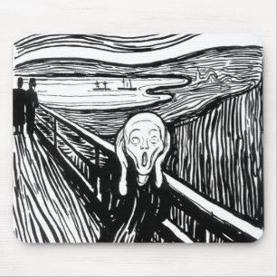 Edvard Munch - The Scream Lithography Mouse Pad