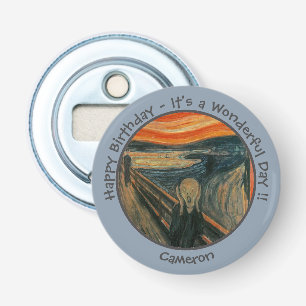Edvard Munch The Scream Party Items Collection Bottle Opener