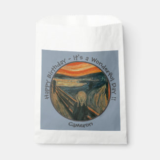 Edvard Munch The Scream Party Items Collection Favour Bags