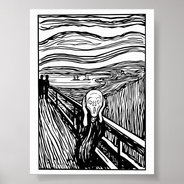 Edvard Munch The Scream Poster (Front)