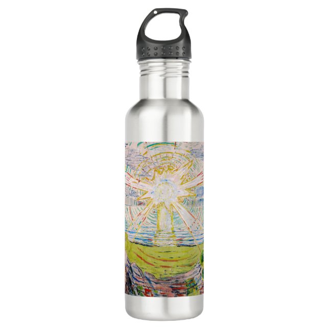 Edvard Munch - The Sun 1910 710 Ml Water Bottle (Front)