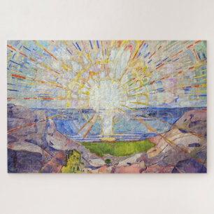 Edvard Munch - The Sun 1911 Jigsaw Puzzle