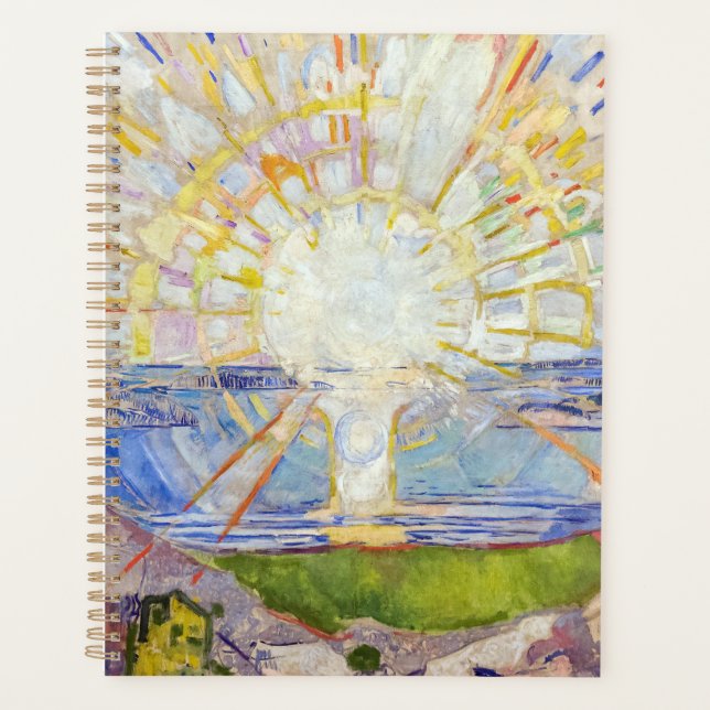 Edvard Munch - The Sun 1911 Planner (Front)
