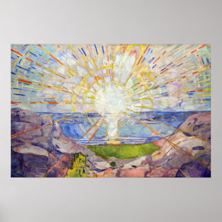 Edvard Munch - The Sun 1911 Poster