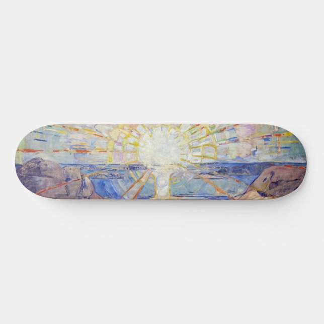 Edvard Munch - The Sun 1911 Skateboard (Horz)