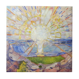 Edvard Munch - The Sun 1911 Tile