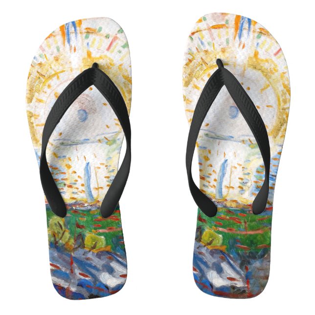Edvard Munch - The Sun 1912 Jandals (Footbed)