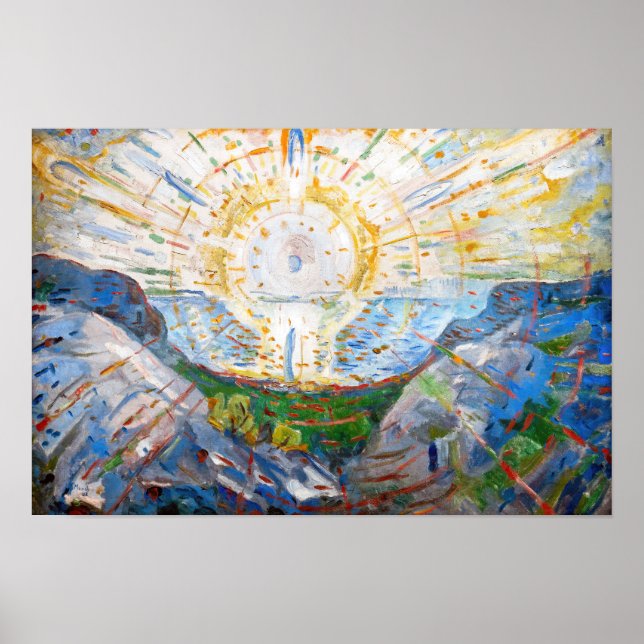Edvard Munch - The Sun 1912 Poster (Front)