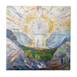 Edvard Munch - The Sun 1912 Tile