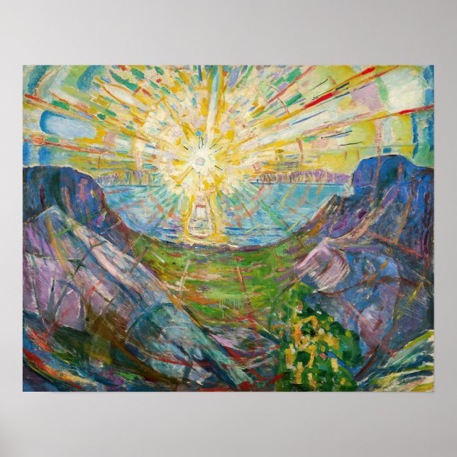 Edvard Munch - The Sun 1916 Poster (Front)